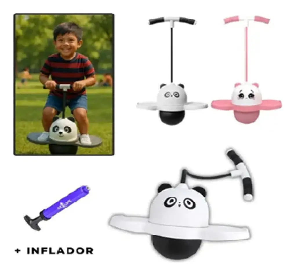 Pogo Ball Pelota Saltarina Con Luces Led Y Agarre Para Niños Y Niñas