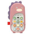 Teléfono Musical de Juguete con Dinosaurio para Bebés Unisex 3-6 Años